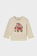 Mayoral longsleeve niemowlęcy bawełniany beżowy 2012