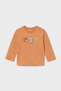 Mayoral lounge t-shirt παιδικό βαμβακερό πορτοκαλί 2009