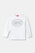 Diesel T-shirt dziecięcy bawełniany TCIRCLELS OVER T-SHIRT biały J03037