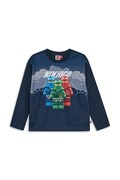 Lego longsleeve dziecięcy z bawełną LWTAJ 611 granatowy 60.1101.1535