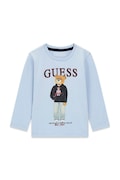 Guess longsleeve dziecięcy bawełniany niebieski N6YI06 K3794