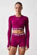 Nike longsleeve treningowy damski Nike Pro Dri-FIT fioletowy FV5484.630