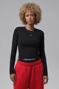 Jordan longsleeve damski z modalem Brooklyn Essentials czarny IM7353.010
