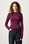 WRSTBHVR longsleeve damski z lyocellem AMBER V2 fioletowy W6026SB