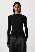 WRSTBHVR longsleeve damski z lyocellem AMBER V2 czarny W6026SB