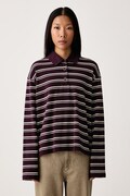 Marc O'Polo longsleeve damski z bawełną bordowy 5000012267