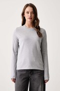 Marc O'Polo longsleeve damski bawełniany szary 5000012104