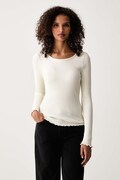 Marc O'Polo longsleeve damski bawełniany beżowy 5000007068