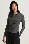 Lauren Ralph Lauren longsleeve damski z bawełną czarny 200B27398