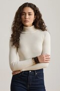 Lauren Ralph Lauren longsleeve damski z bawełną beżowy 200B22258