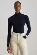 Lauren Ralph Lauren longsleeve damski z bawełną granatowy 200B22258