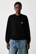 Carhartt WIP t-shirt da donna in cotone Pocket Small Heart T-Shirt nero I037167