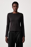 Soeur longsleeve damski bawełniany FLAVIE szary TSH0134FLAVIE