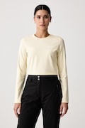 Jack Wolfskin longsleeve sportowy damski TRAIL beżowy A66366