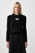MM6 Maison Margiela sweter damski z wełną czarny S52HL0066-M13037