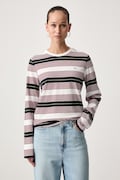 Tommy Jeans longsleeve damski bawełniany beżowy DW0DW23562