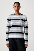 Tommy Jeans longsleeve damski bawełniany niebieski DW0DW23562