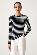 Tommy Hilfiger longsleeve damski bawełniany granatowy WW0WW53689