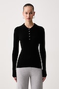 United Colors of Benetton sweter damski z dodatkiem wełny czarny 1X84D301T