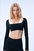 GOD SAVE QUEENS longsleeve damski LONG SLEEVE TOP czarny GSQ-144-332