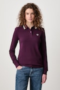 Fred Perry longsleeve damski bawełniany fioletowy G3636