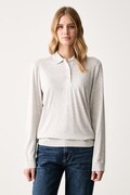 Gant longsleeve damski z modalem szary 4201363