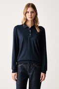Gant longsleeve damski z modalem granatowy 4201363