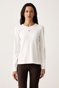 DKNY longsleeve damski z bawełną beżowy YI20125