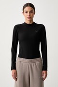 Puma блуза с дълги ръкави дамска с памук HER черна 694025