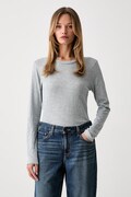 Marc O'Polo longsleeve sportowy damski bawełniany niebieski 5000014799