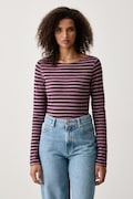 Marc O'Polo longsleeve damski bawełniany bordowy 5000012509