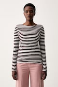 Marc O'Polo longsleeve damski bawełniany brązowy 5000012509