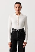 Marc O'Polo longsleeve damski z bawełną beżowy 5000012420