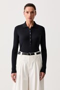 Marc O'Polo longsleeve damski z bawełną granatowy 5000012420