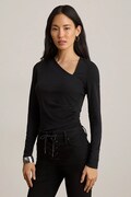 Lauren Ralph Lauren лонгслів жіночий чорний 200P13936