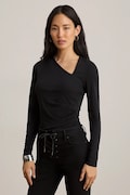 Lauren Ralph Lauren лонгслів жіночий чорний 200P13936