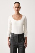 Guess body pentru femei cu bumbac GRETA bej V6BP12 K6916