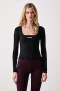 Guess longsleeve damski LOTUS czarny V6BP05 K6318