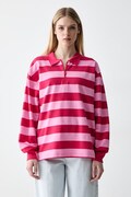 adidas longsleeve damski bawełniany Soft Lux różowy KR3548