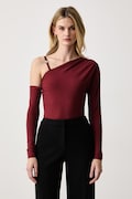 Guess longsleeve damski ZANITA bordowy W6BP22 K6257