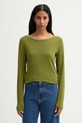 Marc O'Polo longsleeve damski bawełniany zielony 5000014390