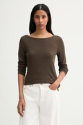 Marc O'Polo longsleeve damski bawełniany zielony 5000014390