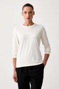 Emporio Armani Underwear longsleeve lounge damski bawełniany z elastanem beżowy EW001899.AF25589