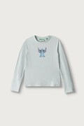 United Colors of Benetton longsleeve dziecięcy z bawełną zielony 3MO6C10U2