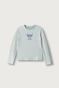 United Colors of Benetton longsleeve dziecięcy z bawełną zielony 3MO6C10U2