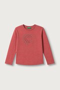 United Colors of Benetton majica dugih rukava za djecu od pamuka roza 3I1XG10FH