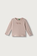 United Colors of Benetton majica dugih rukava za djecu od pamuka roza 3ATNG10NI