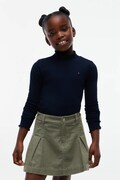 Tommy Hilfiger longsleeve dziecięcy bawełniany z elastanem granatowy KG0KG08802