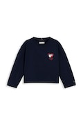 Tommy Hilfiger longsleeve dziecięcy bawełniany granatowy KG0KG09660