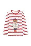 Guess longsleeve dziecięcy bawełniany czerwony K6BI13 K5840